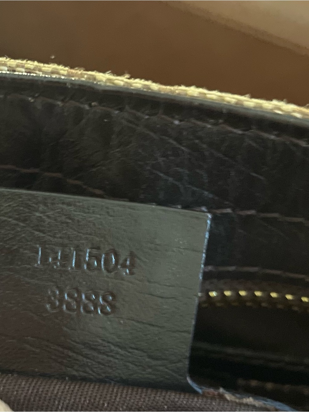 Gucci Hasler Horsebit Monogram Purse in Beige & Brown - Picture 12 of 14